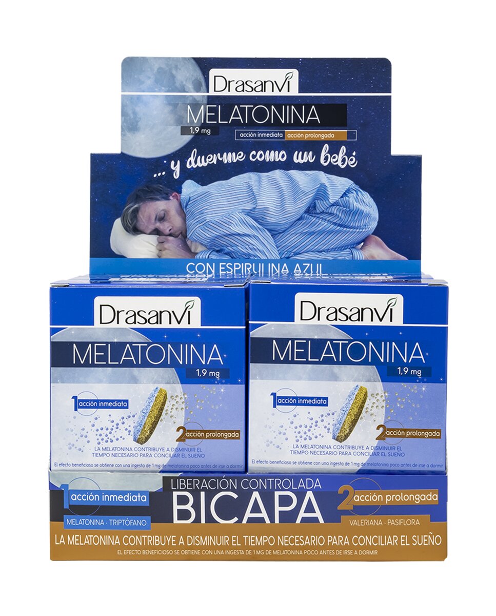 Complementos alimenticios melatonina bicapa Drasanvi 7