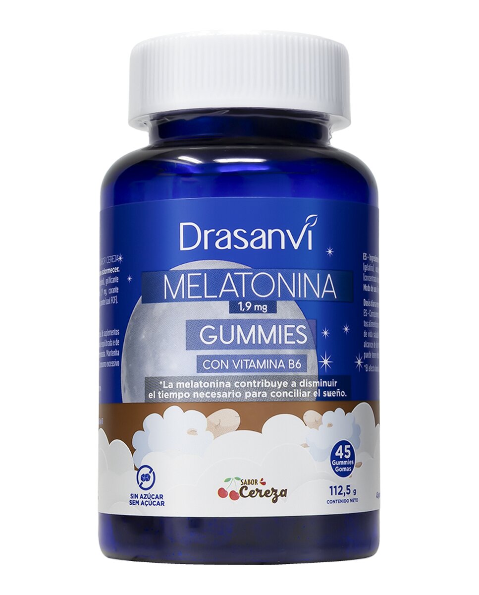 Imagen 0 de Complementos alimenticios melatonina 1,9mg + vitamina B6 Drasanvi