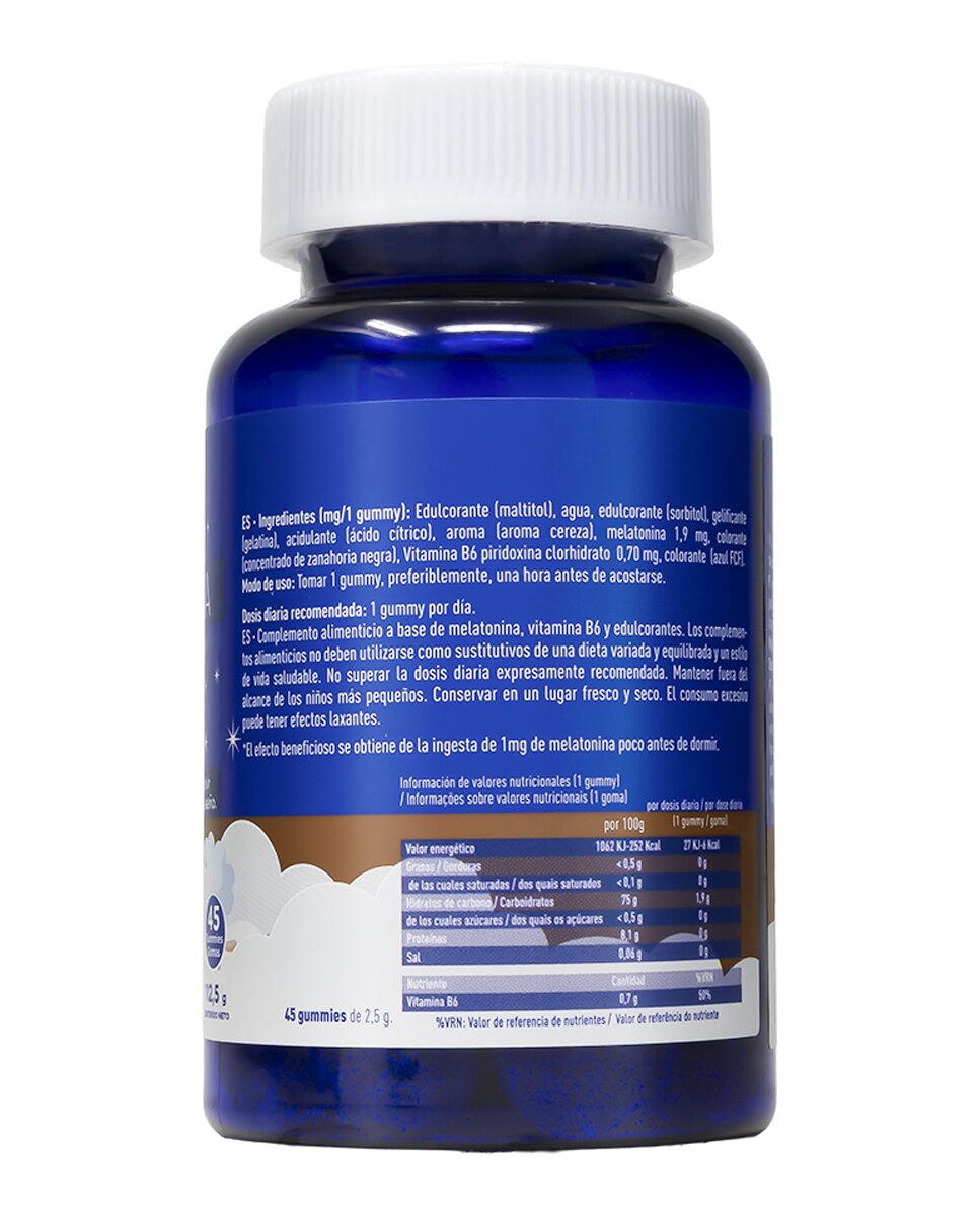 Complementos alimenticios melatonina 1,9mg + vitamina B6 Drasanvi 3