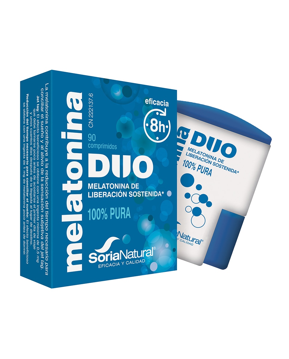 Imagen 0 de 90 Comprimidos Melatonina Duo Soria Natural