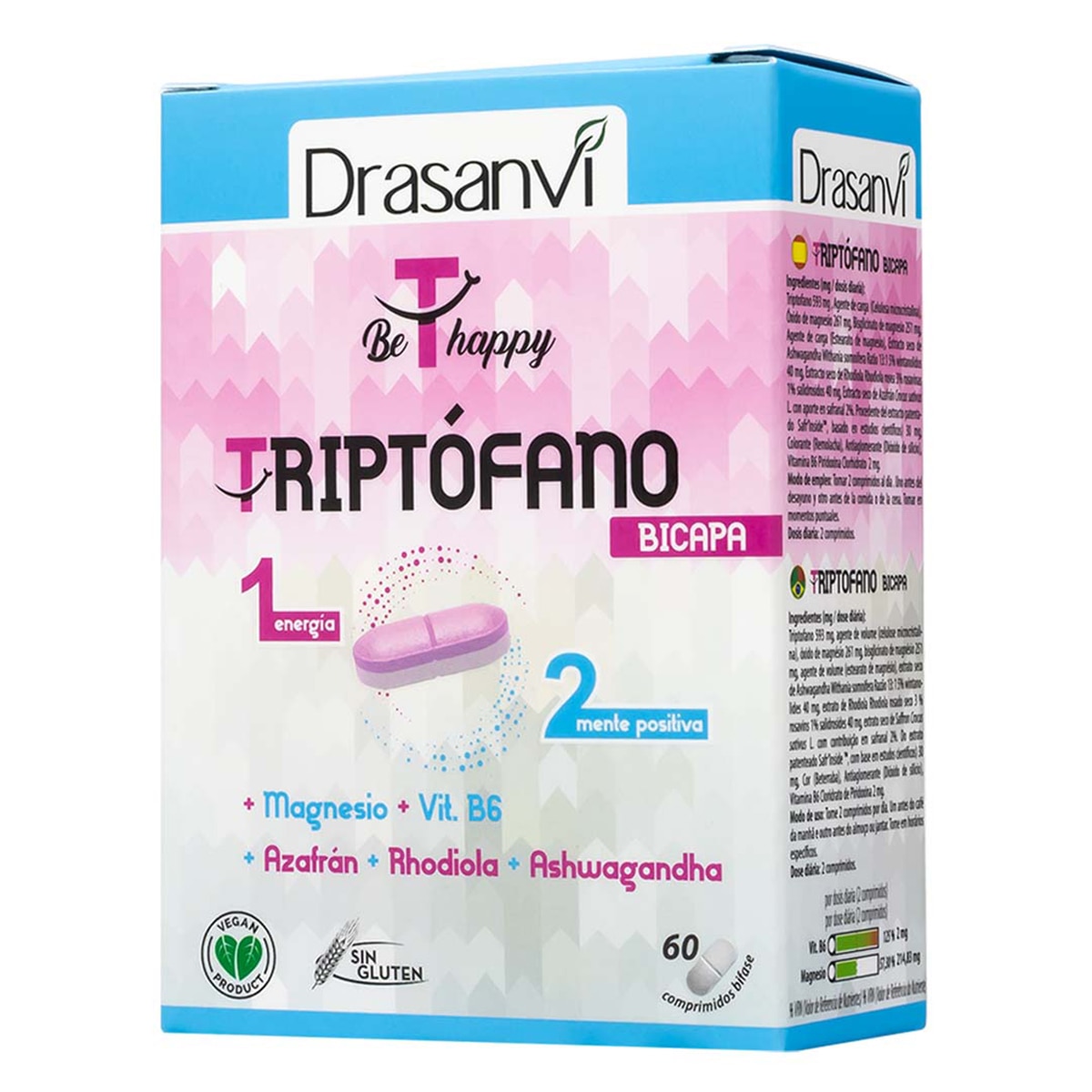 Drasanvi - Cápsulas Triptófano Bicapa Be Happy Drasanvi.