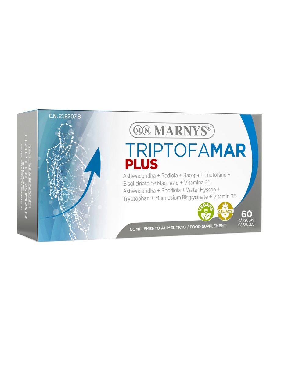 Marnys - Complemento Alimenticio Triptofamar Plus 60 Cápsulas Marnys.
