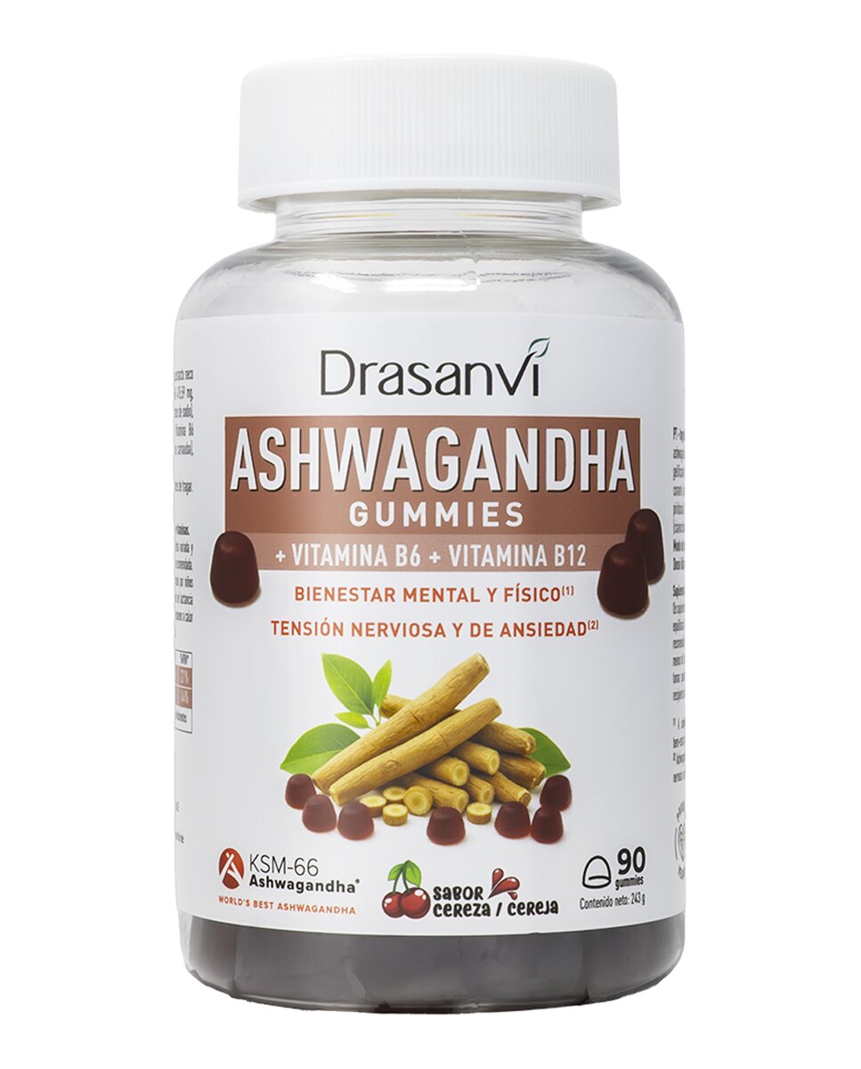 Drasanvi - 90 Gummies Complemento Alimenticio Ashwagandha Ksm-66 Drasanvi.