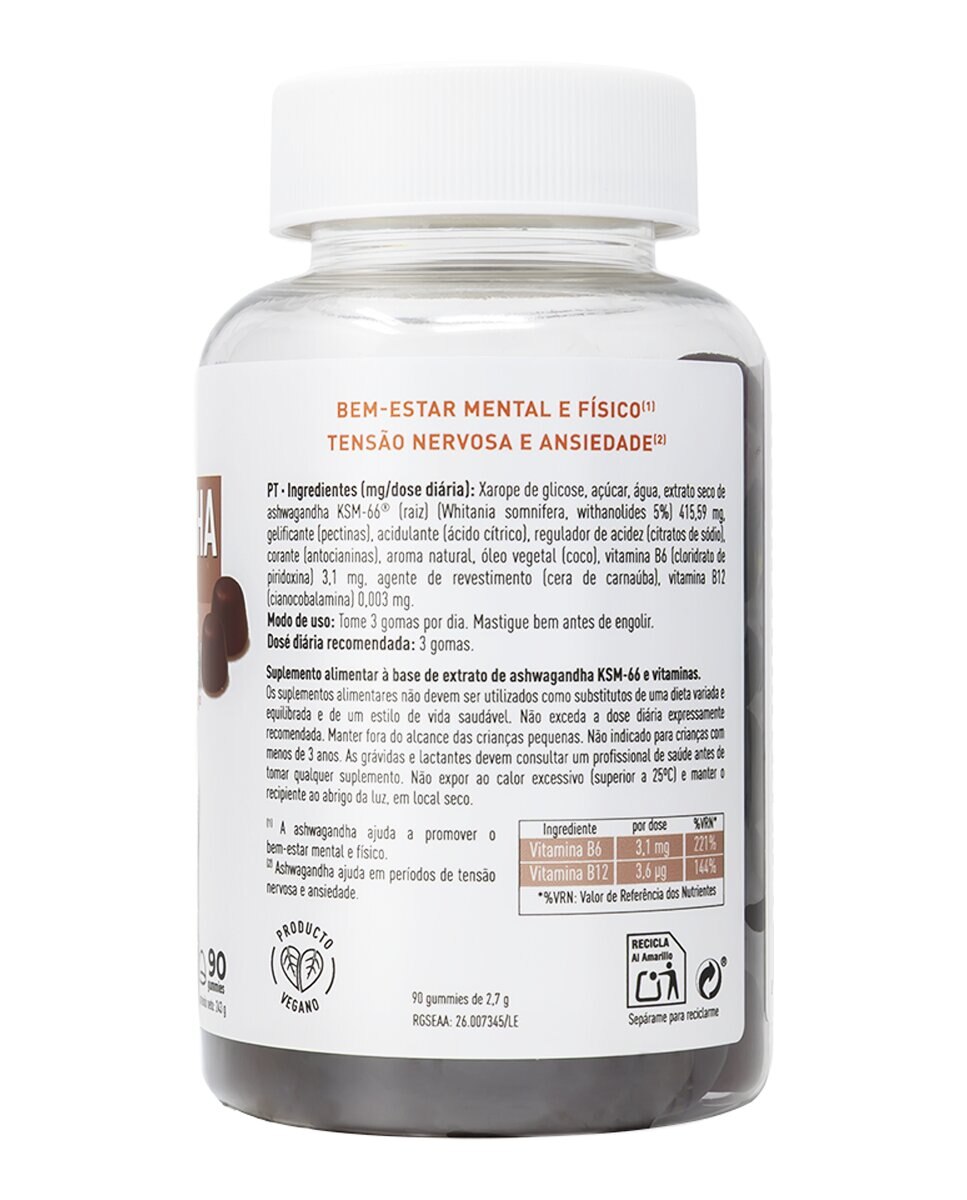 90 Gummies Complemento Alimenticio Ashwagandha Ksm-66 Drasanvi 2