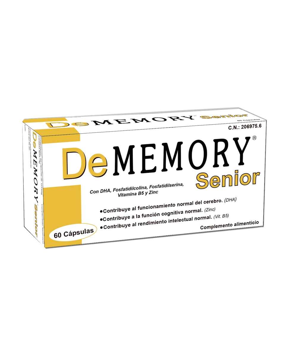 Imagen 1 de Complemento Alimenticio Dememory Senior 60 cápsulas Pharma Otc