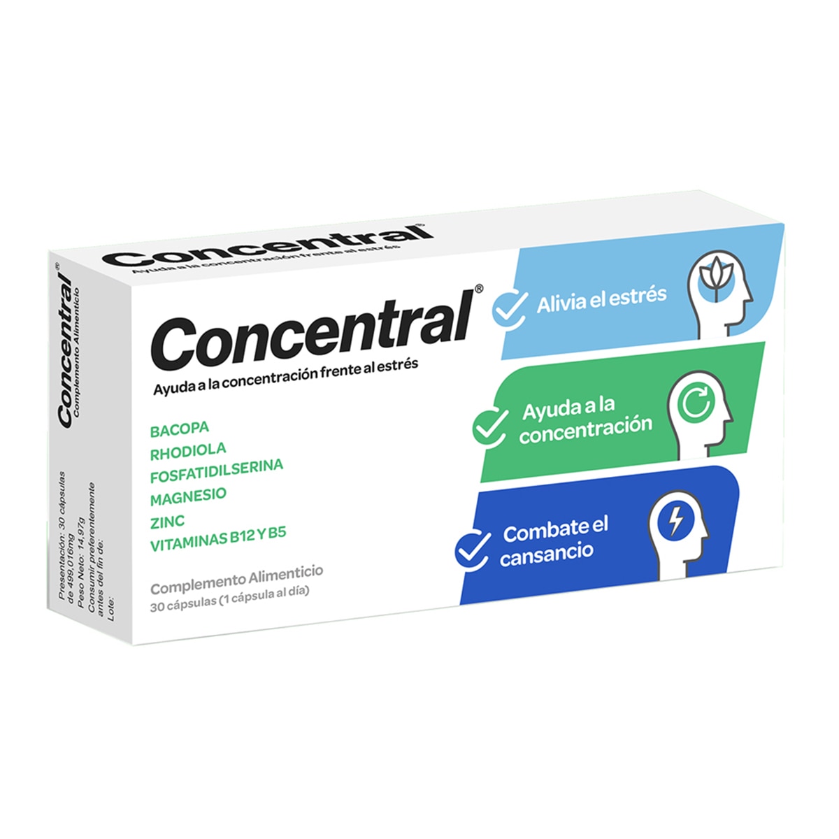Imagen 0 de 30 cápsulas Concentral
