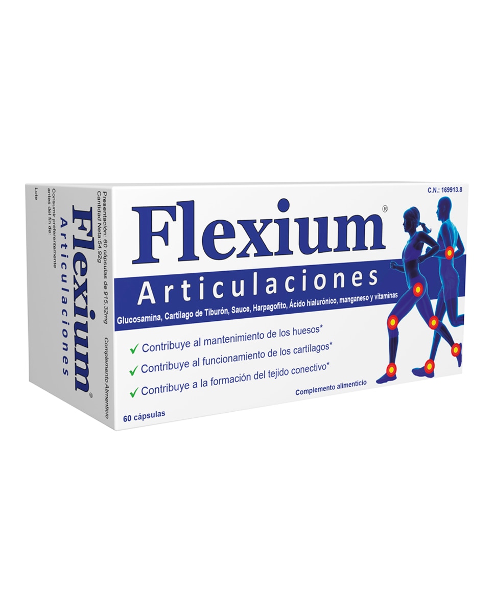 Pharma Otc - 60 Cápsulas para Articulaciones Flexium Pharma Otc.