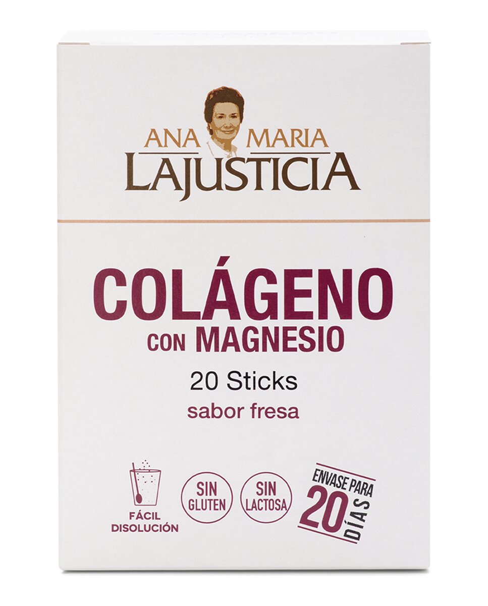 Ana María Lajusticia - Sticks fresa con Colágeno Y magnesio Ana María LaJusticia.