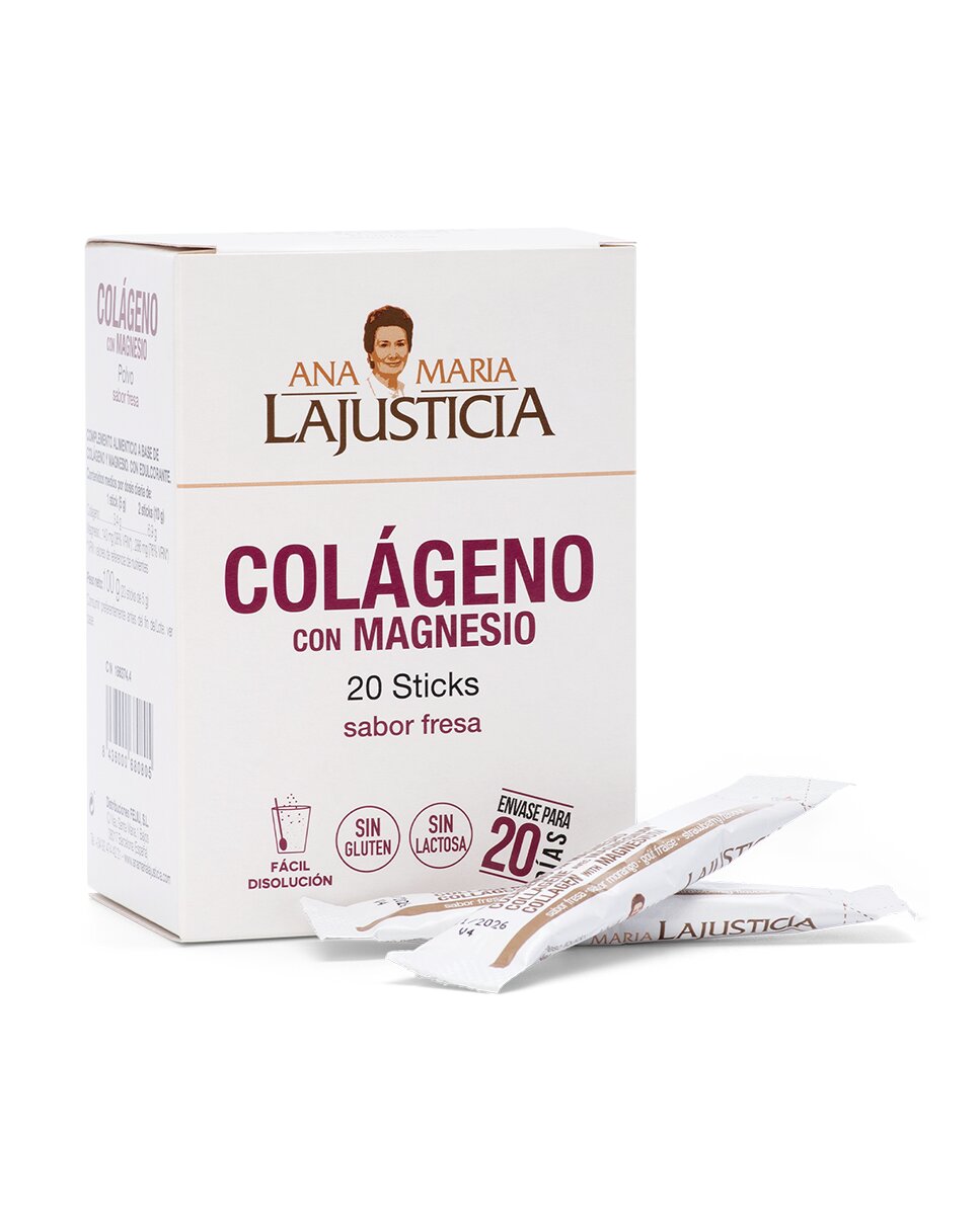 Sticks fresa con Colágeno Y magnesio Ana María LaJusticia 5