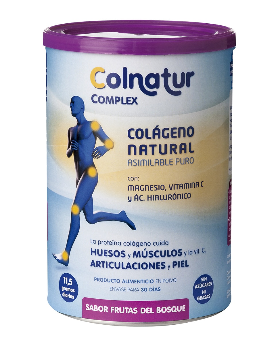 Colnatur - Colágeno Natural Sabor Frutas del Bosque 345 g Complex.