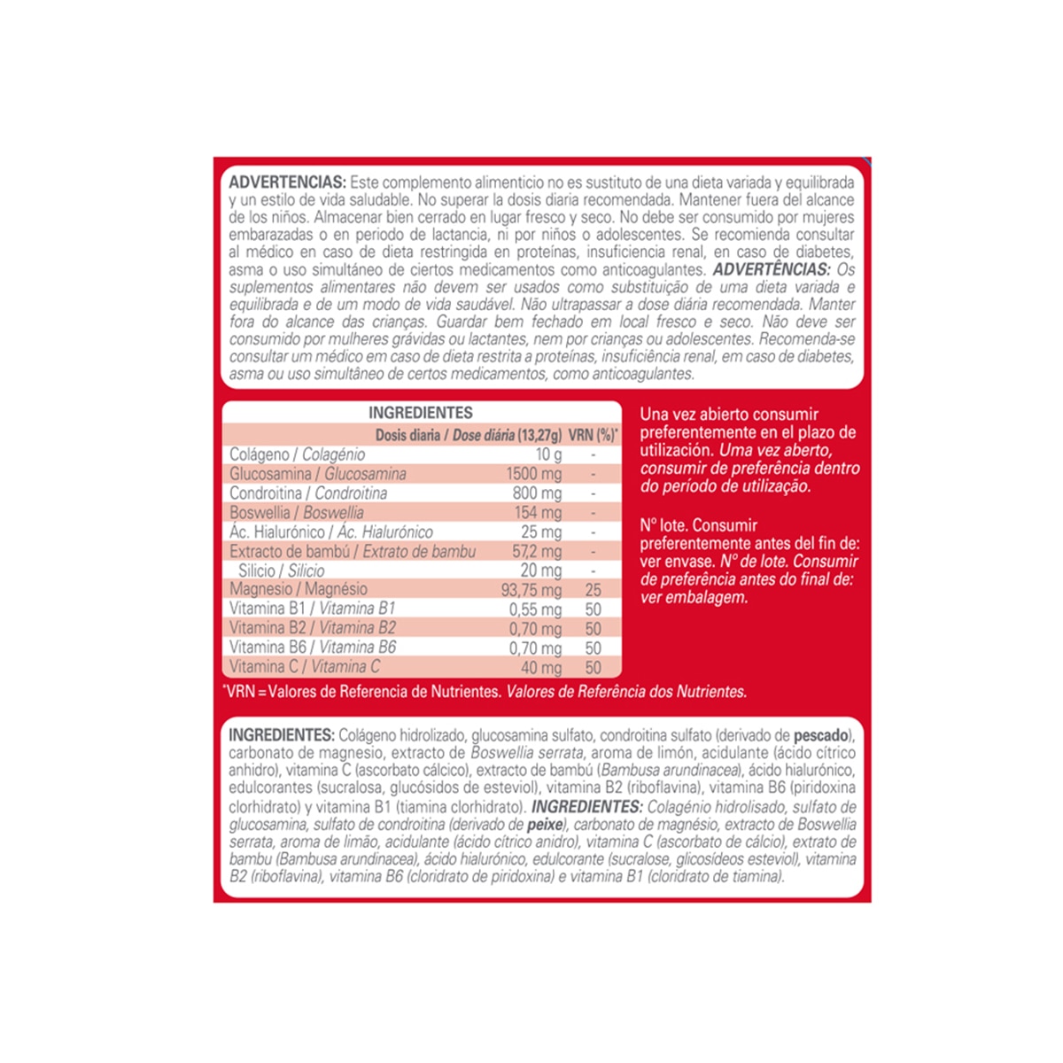 Intensive Colágeno Glucosamina Condroitina Epaplus Arthicare - 284 g 5