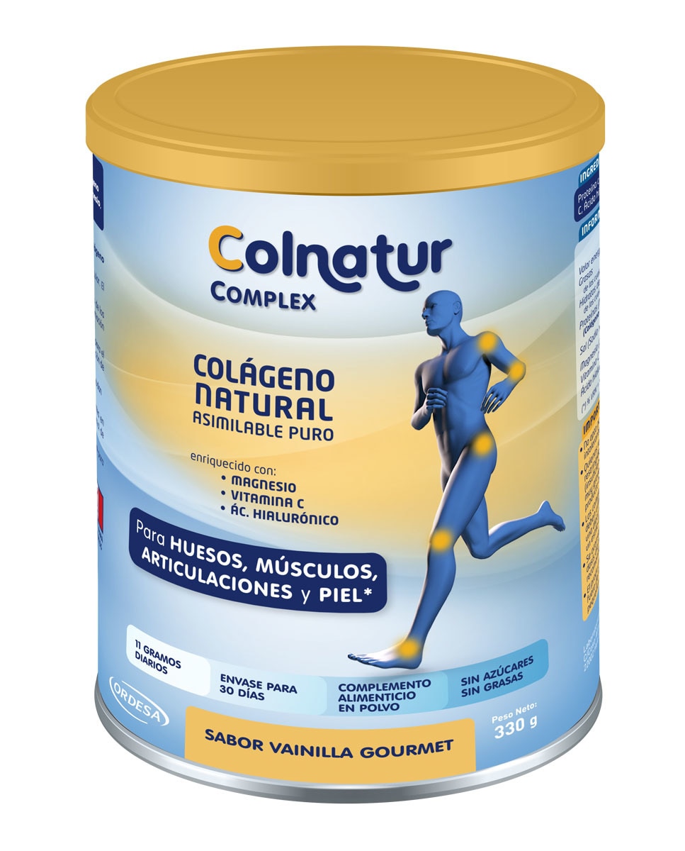 Colnatur - Colágeno Natural Sabor Vainilla Gourmet 330 g Colnatur Complex.