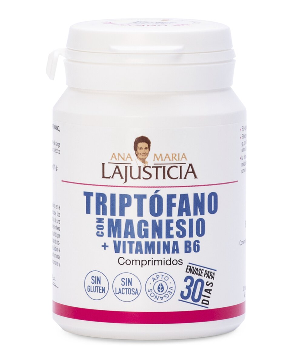 Ana María Lajusticia - 60 Comprimidos Triptófano con Magnesio + Vitamina B6 Ana María LaJusticia.