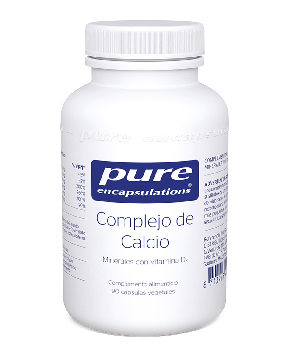 Pure Encapsulations - 90 Cápsulas Complemento Calcio Pure Encapsulations.