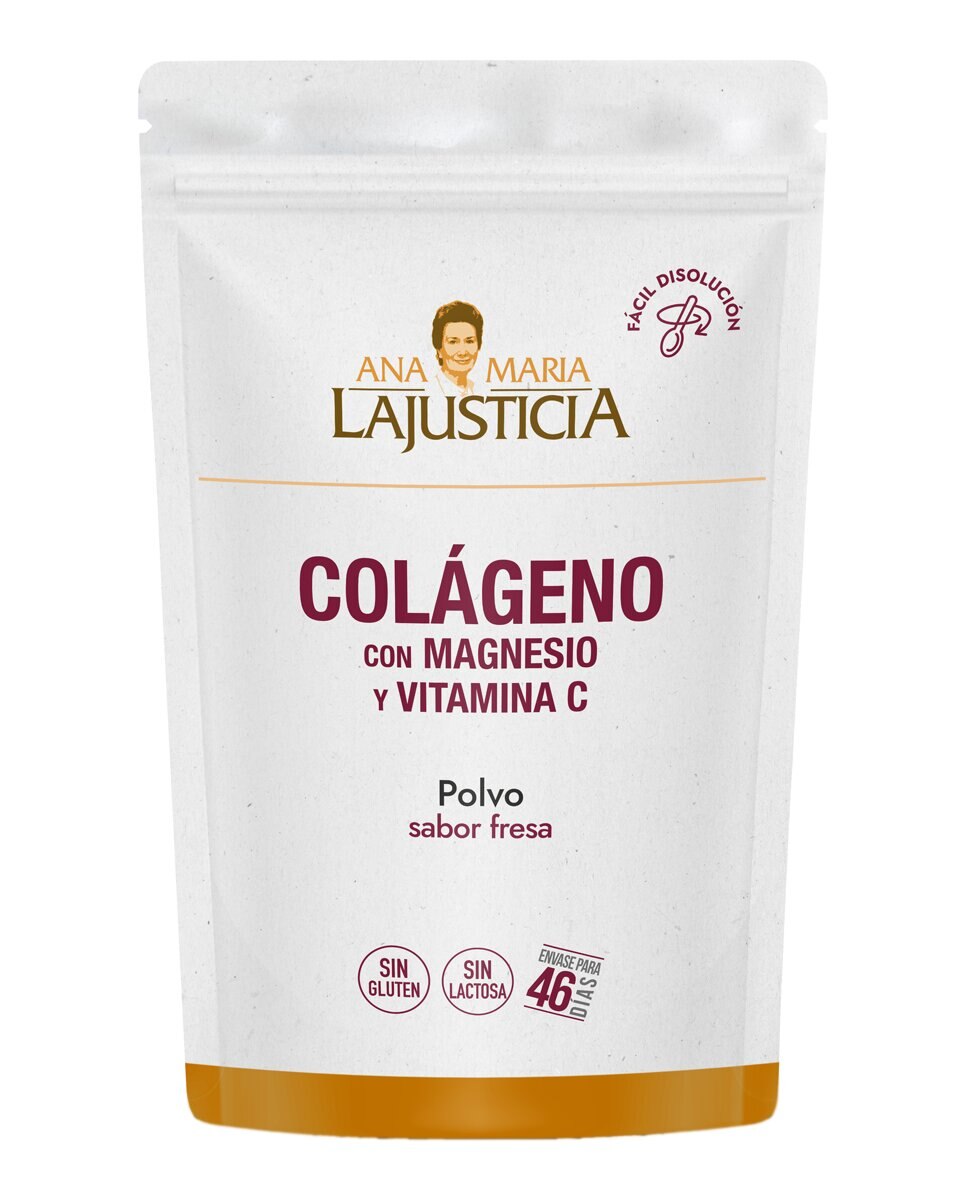 Imagen 0 de Complemento Alimenticio Colágeno con magnesio y vitamina C - Sabor Fresa 350g Ana Maria Lajusticia