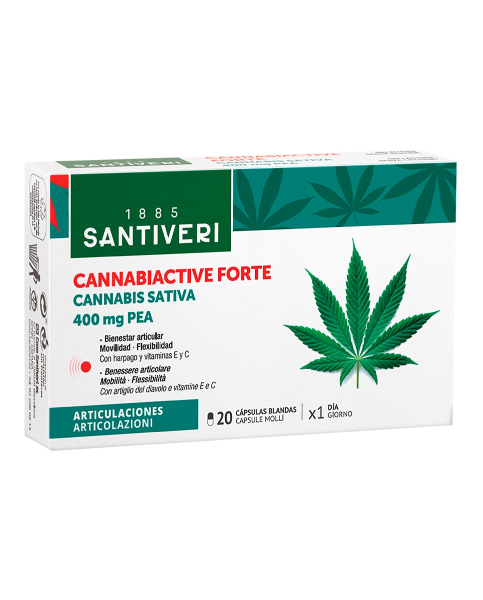 Santiveri - Complementos Alimenticios Cannabiactive Forte Perlas Santiveri.