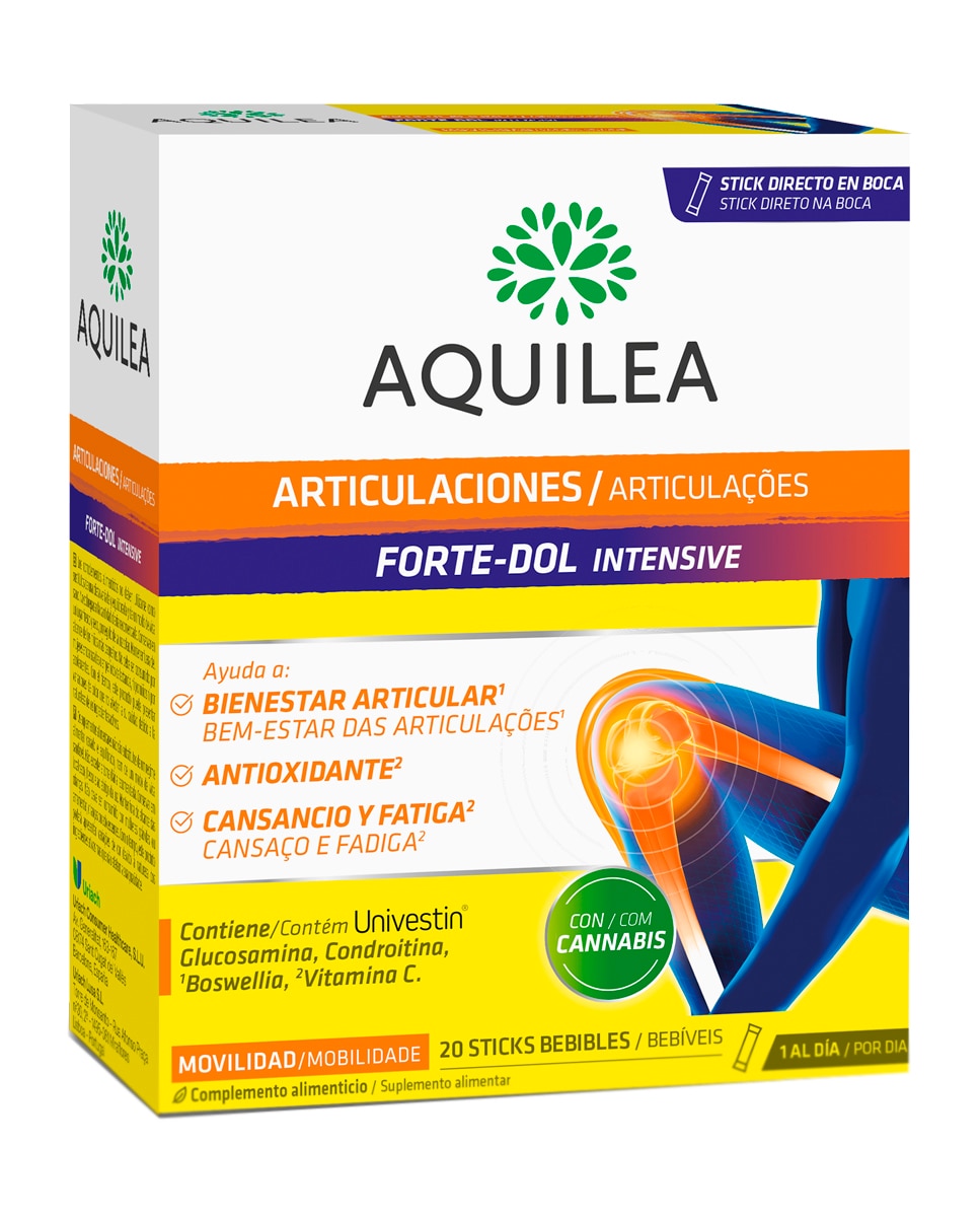 Aquilea - Complemento alimenticio Articulaciones Forte-Dol 20 sticks bebiles Aquilea.