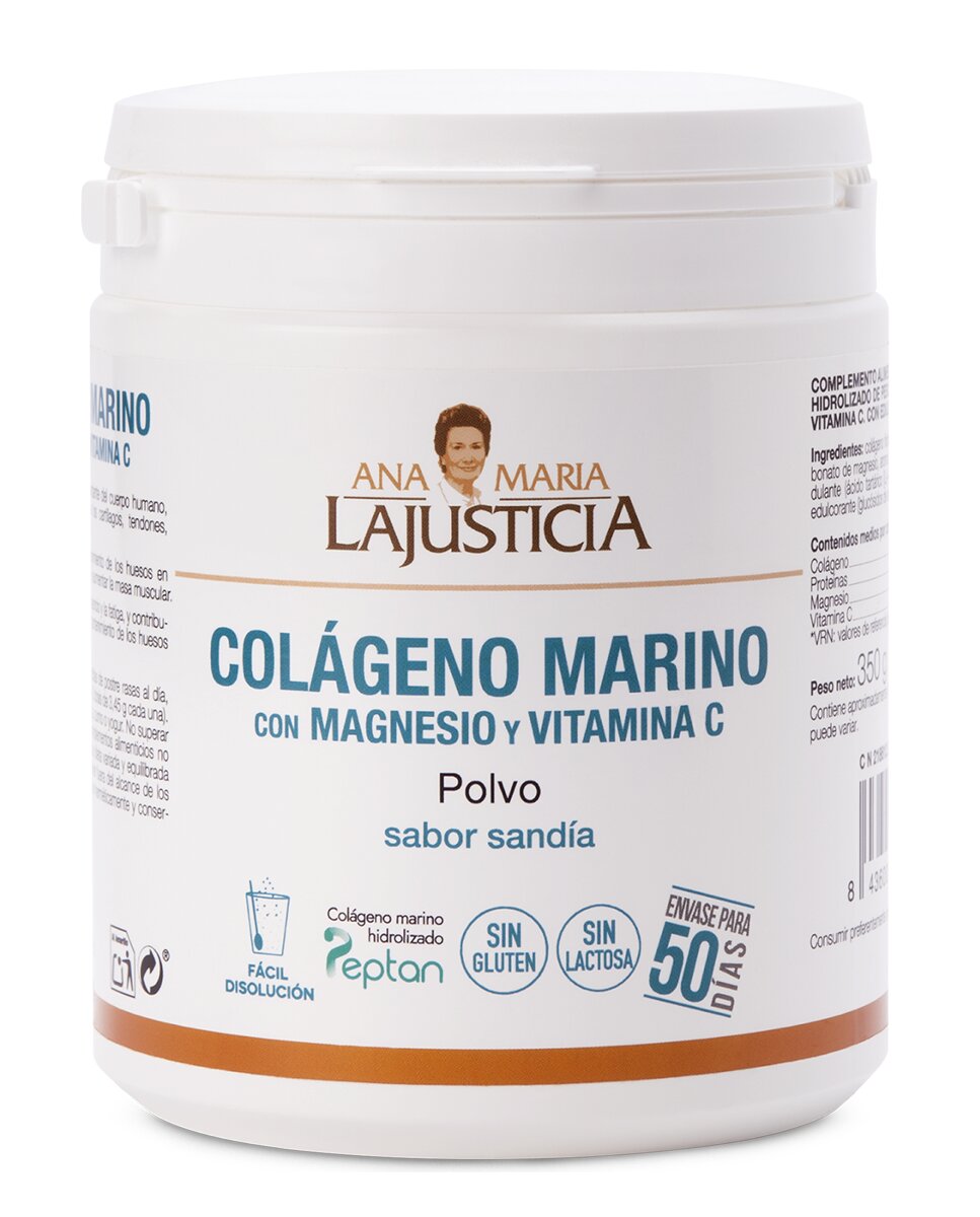 Imagen 0 de Colágeno Marino con magnesio y Vitamina C 350 gr Ana María Lajusticia