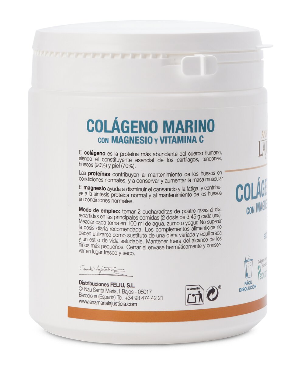Colágeno Marino con magnesio y Vitamina C 350 gr Ana María Lajusticia - 350 g 2