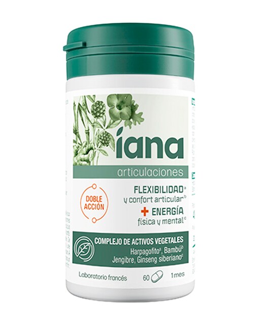 Imagen 0 de Complemento Alimenticio Flexibilidad y Energía 60 Comprimidos Iana
