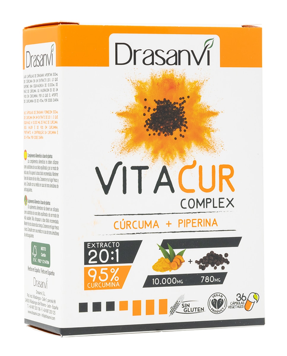 36 Cápsulas Vitacur  Complex Drasanvi 5