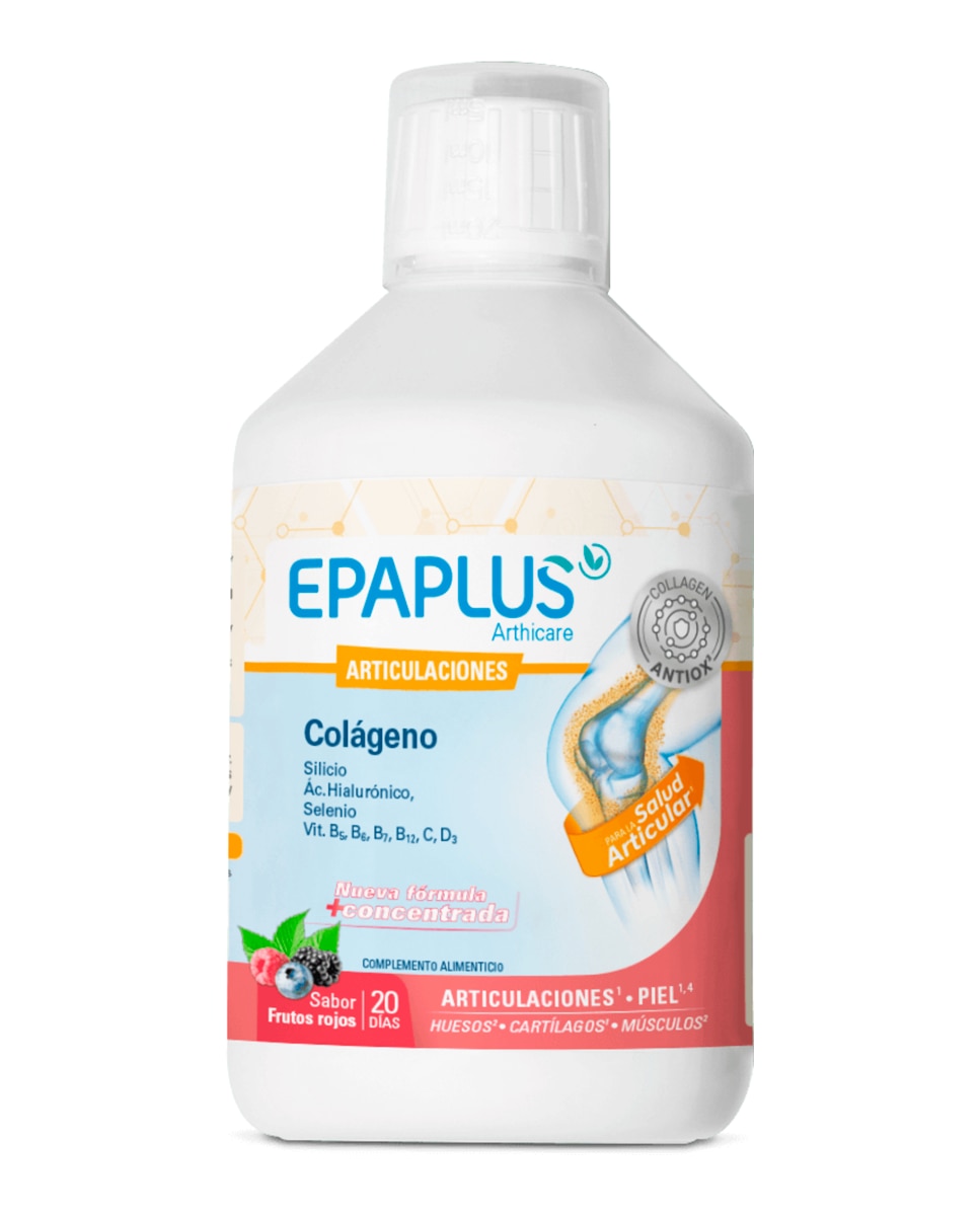 Epaplus - Colágeno Líquido Antiox Sabor Frutos Rojos 500 ml Epaplus.