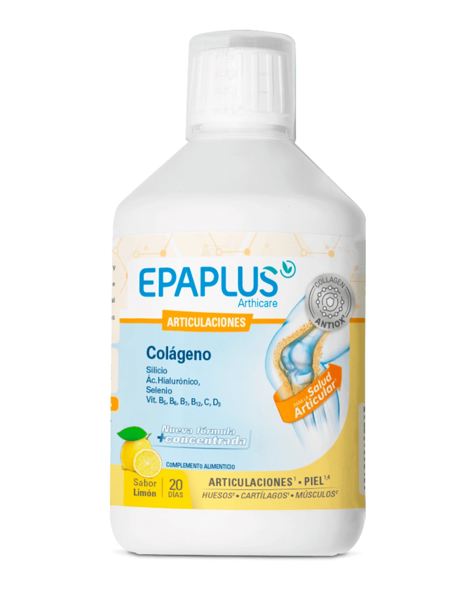 Epaplus - Colágeno Líquido Antiox Sabor Limón 500 ml Epaplus.