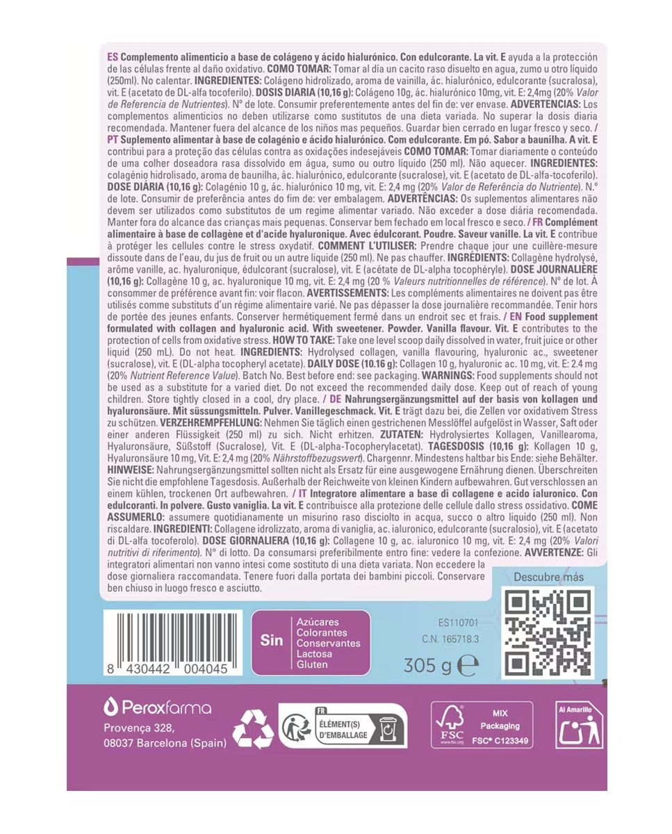 Imagen 2 de Complemento Alimenticio Colágeno Hialurónico 420 g Epaplus - 420 g