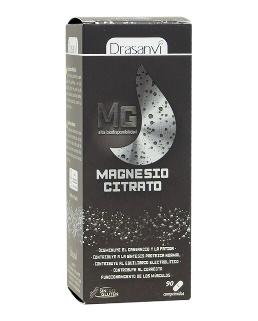 90 Comprimidos Citrato de Magnesio Drasanvi