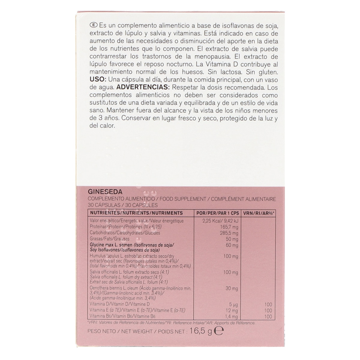 30 Cápsulas Gineseda Cumlaude Lab 2