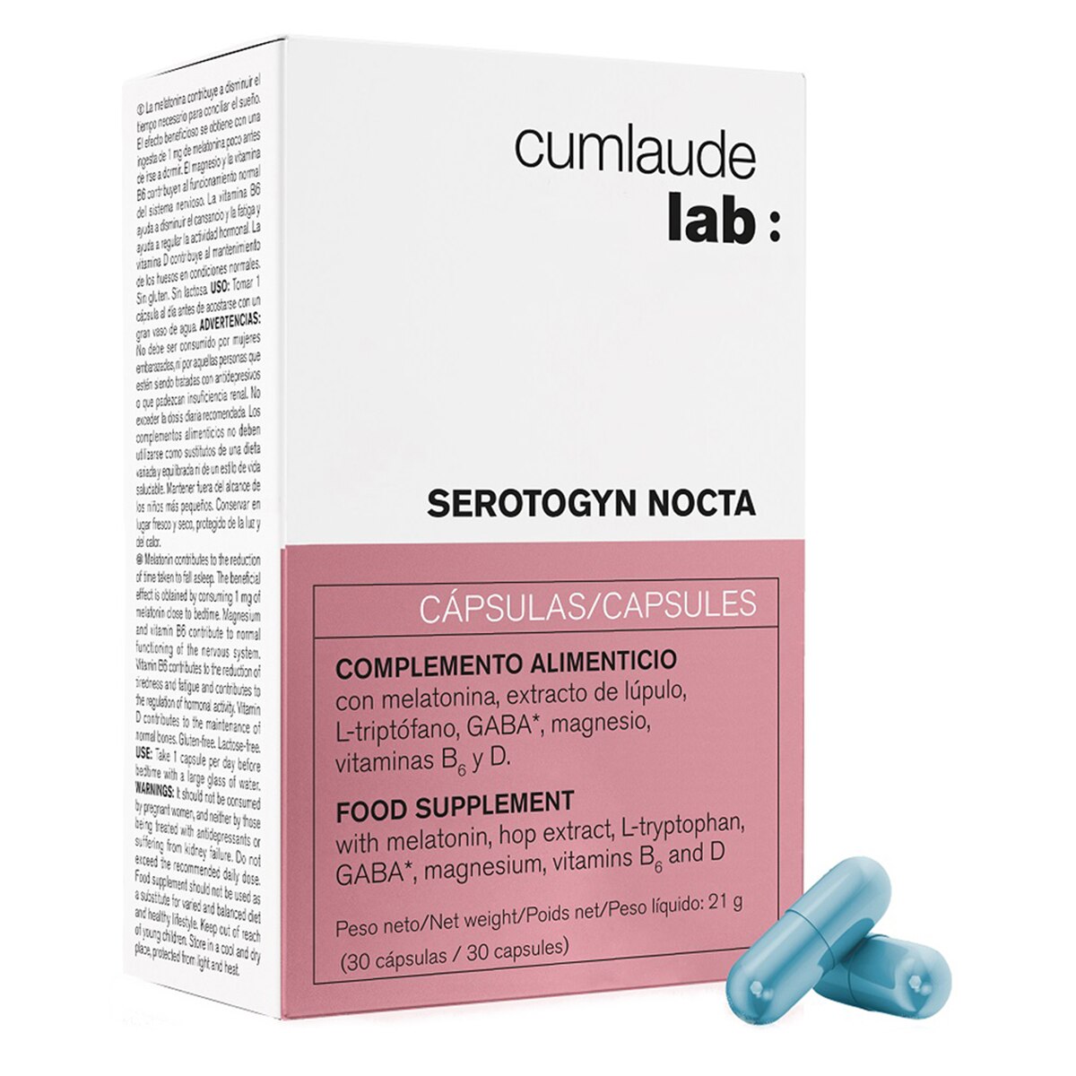 Imagen 0 de 30 Cápsulas Serotogyn Nocta Cumlaude Lab