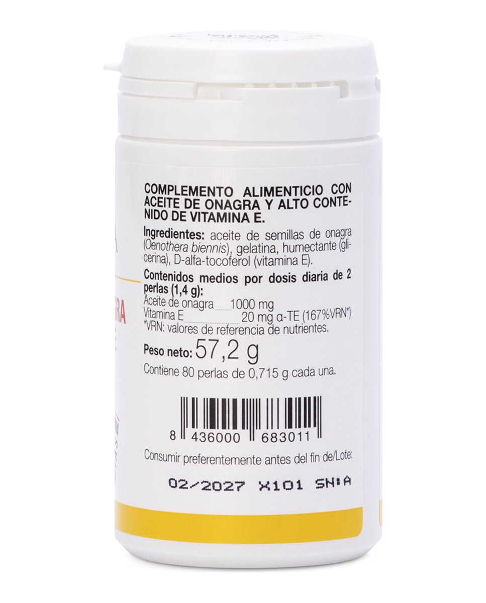 80 Perlas Aceite de Onagra + Vitamina E Ana María Lajusticia - 80 cápsulas 3
