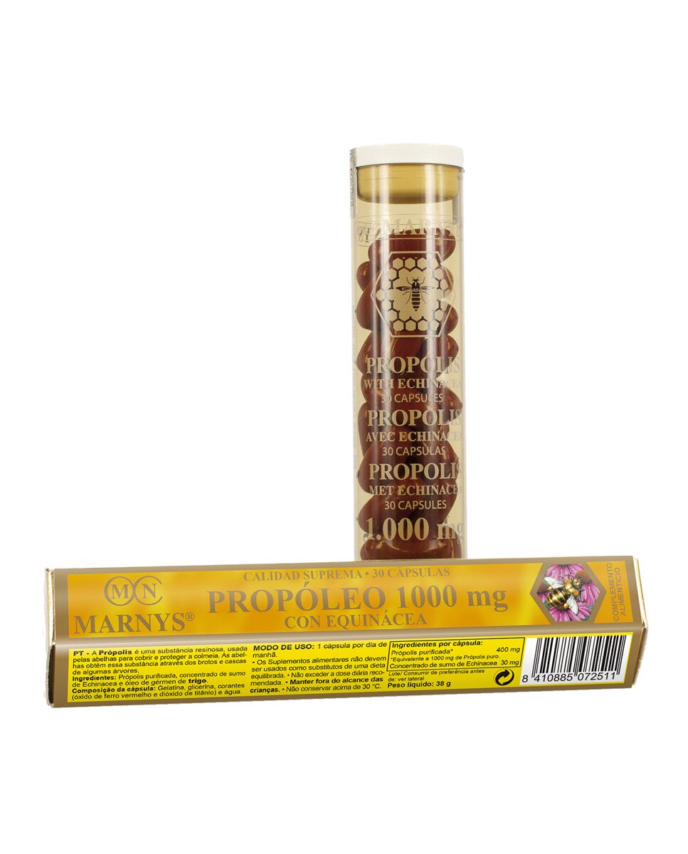 Imagen 0 de Cápsulas de Propoleo 1000mg y Equinacea Marnys