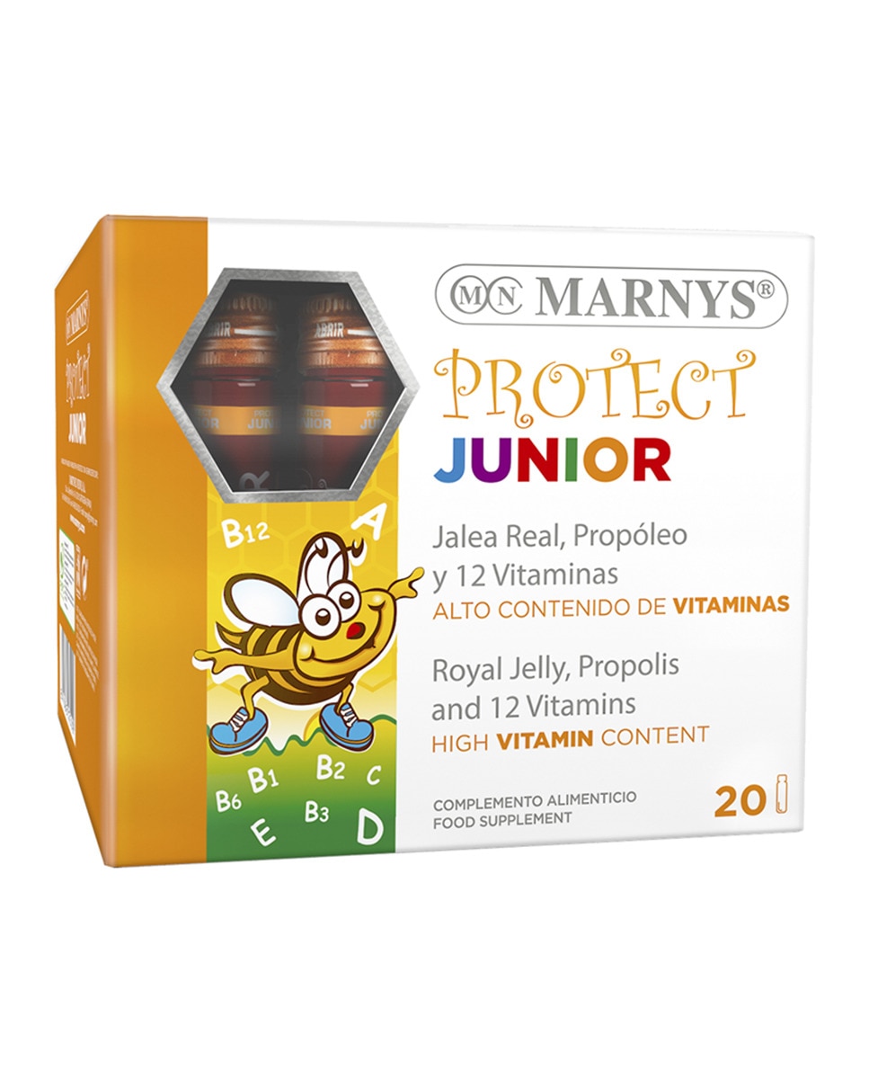 Marnys - Viales Jalea Real + Propoleo + 12 Vitaminas Protect Junior Marnys.