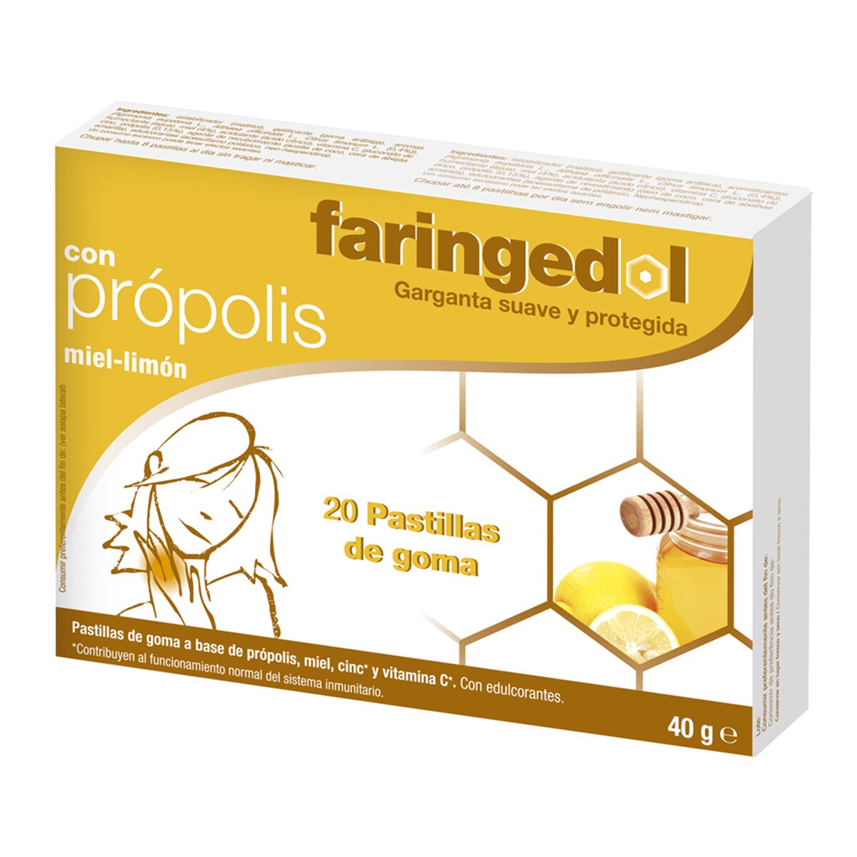 Imagen 0 de 20 Pastillas Faringedol Miel
