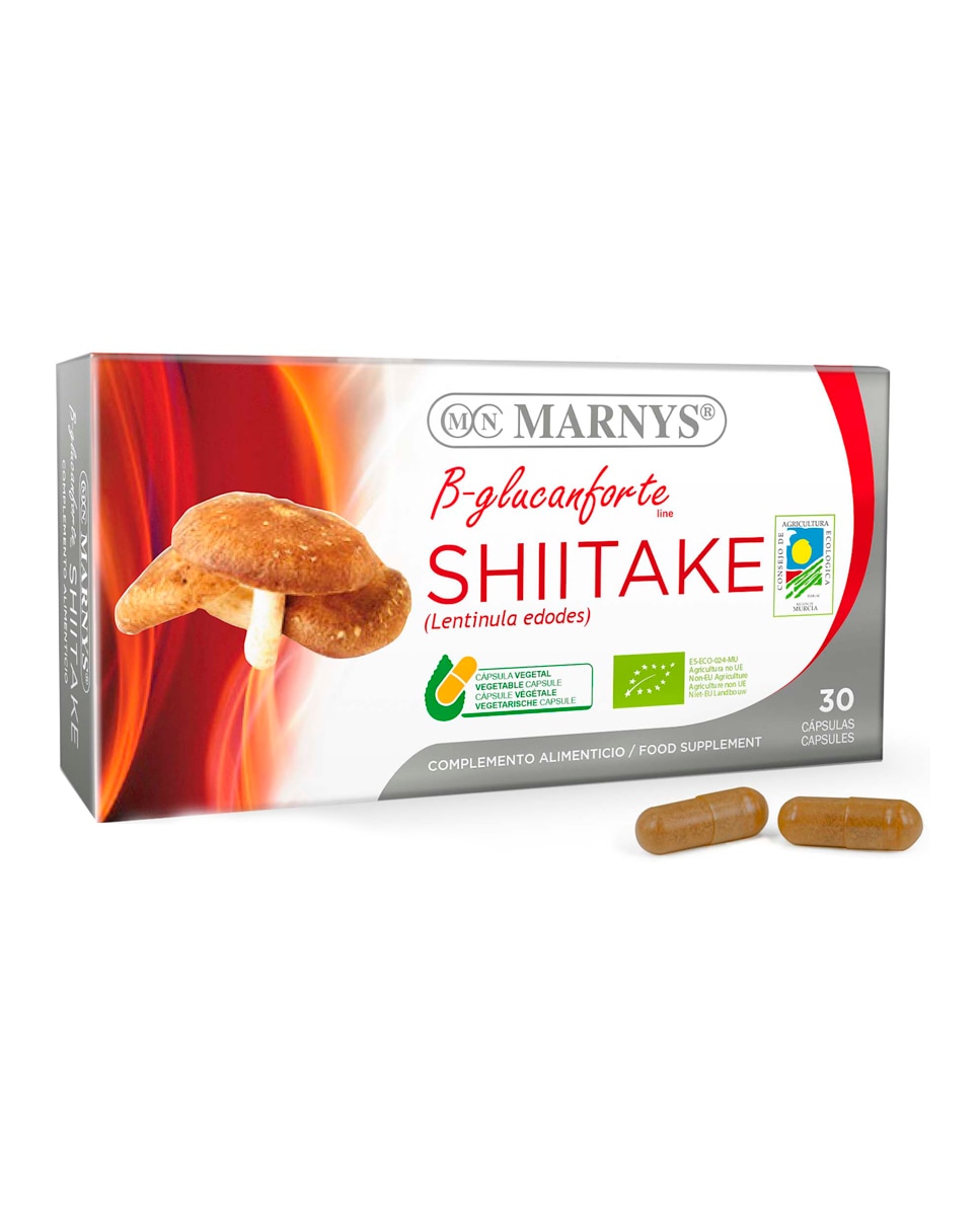 30 cápsulas vegetales Shiitake Bio Marnys 2