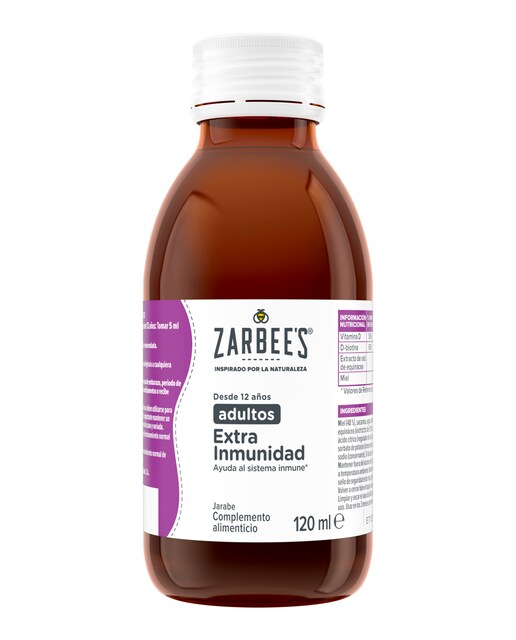 Imagen 0 de Jarabe Adultos Extra Inmunidad 120 ml Zarbee's