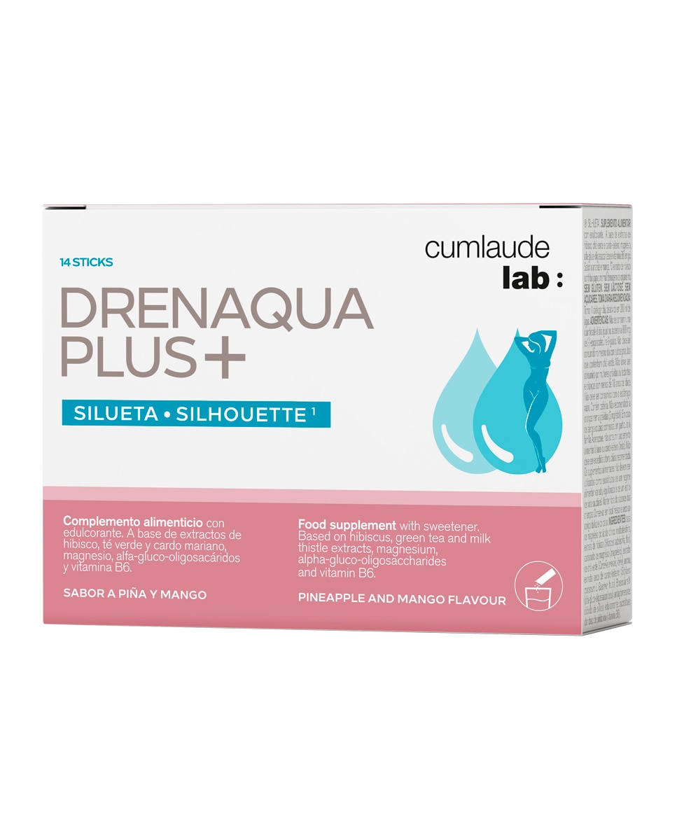 Imagen 0 de Complemento alimenticio Cum Drenaqua Plus 14 Sticks Cumlaude