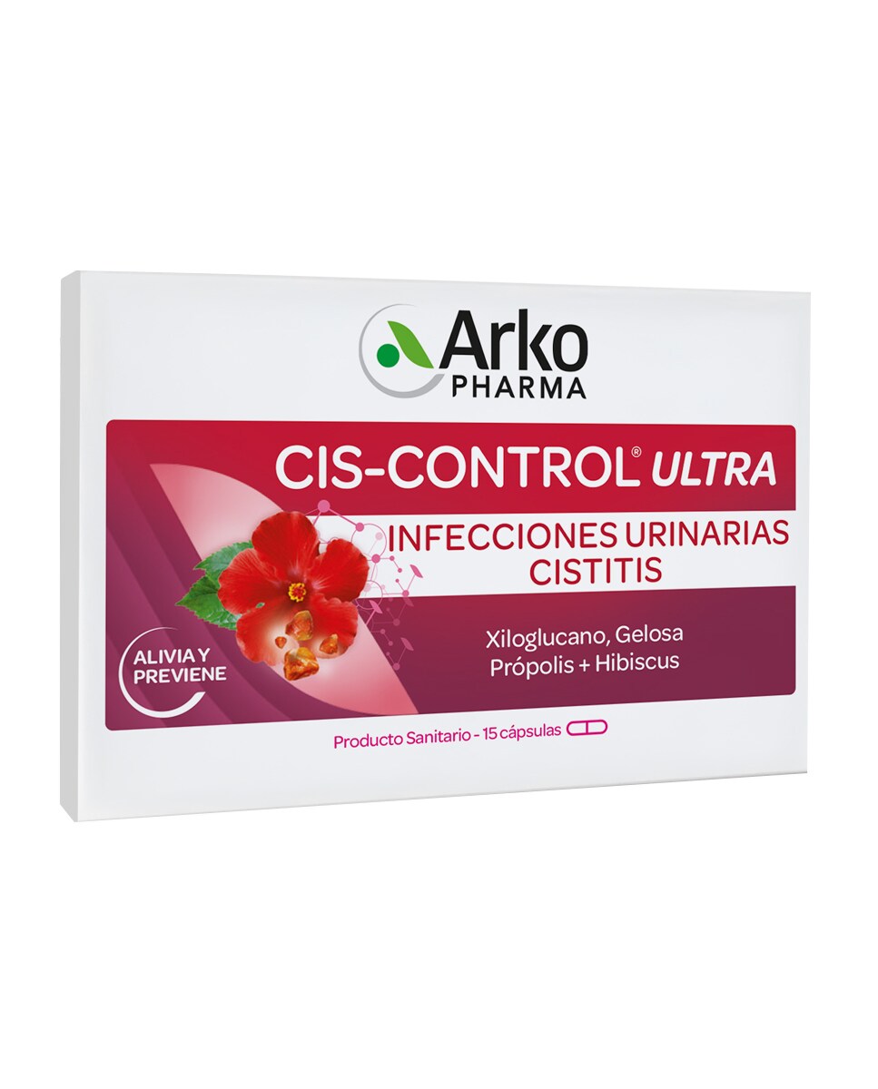 Tratamiento No Antibiótico Cis-Control Ultra 15 Cápsulas Arkopharma 1