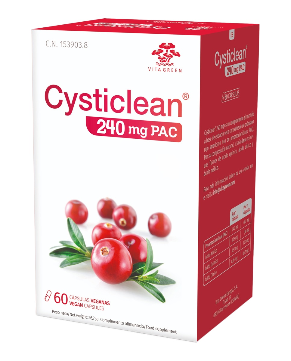 Cysticlean - 60 Cápsulas Clasico Cysticlean.