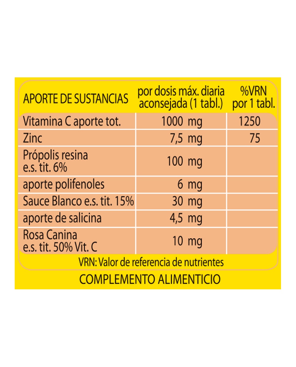 20 Tabletas Prevención enfermedades invernales Propol C Propolaid ESI 2