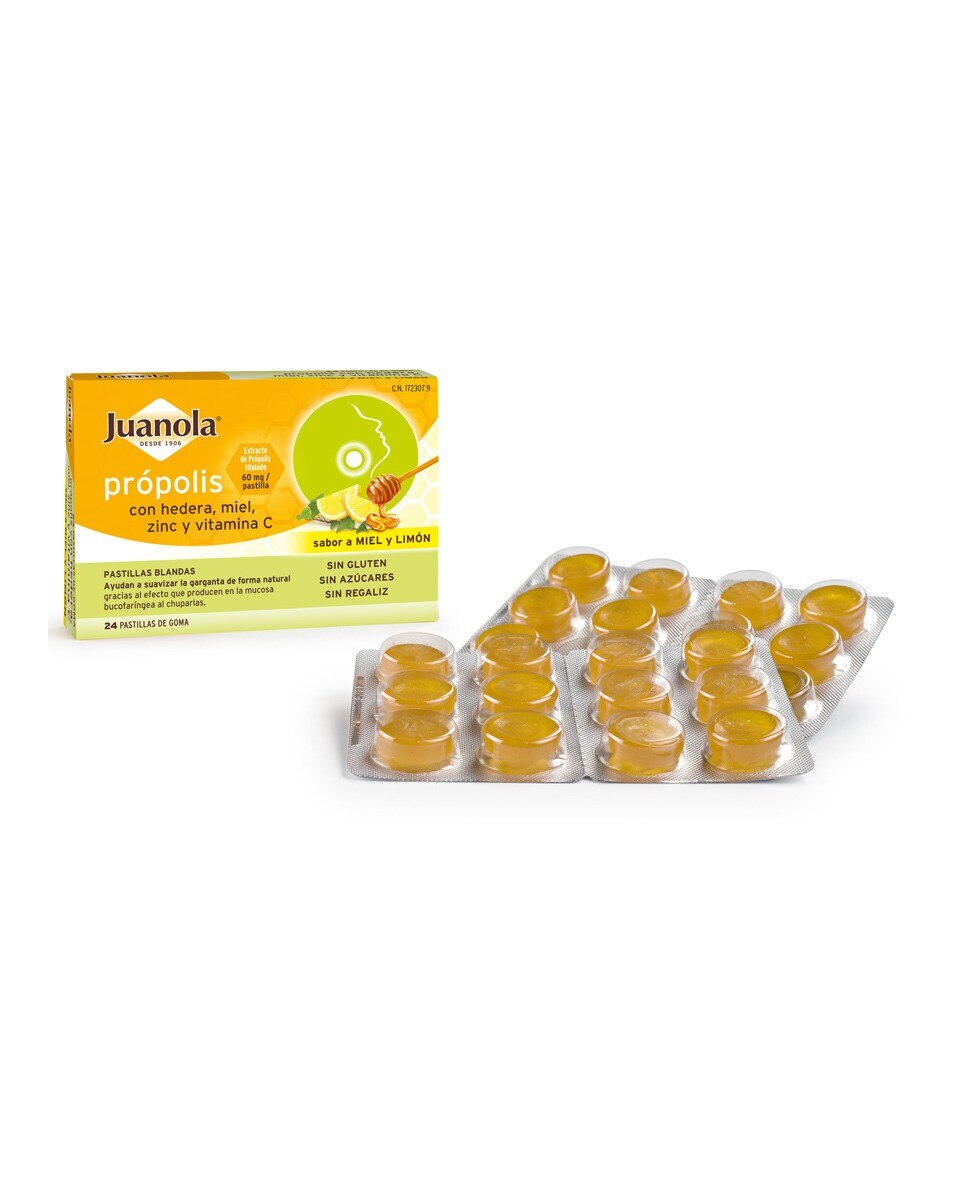 Imagen 2 de Pastillas Blandas Própolis Miel Y Limón Juanola