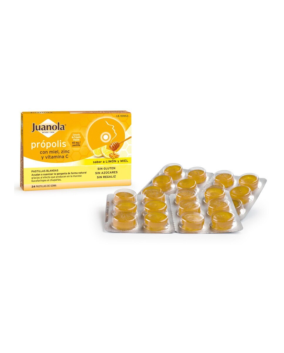 Imagen 2 de Propolis con Miel/Zinc + Vitamina 'C' sabor Limón Miel Juanola