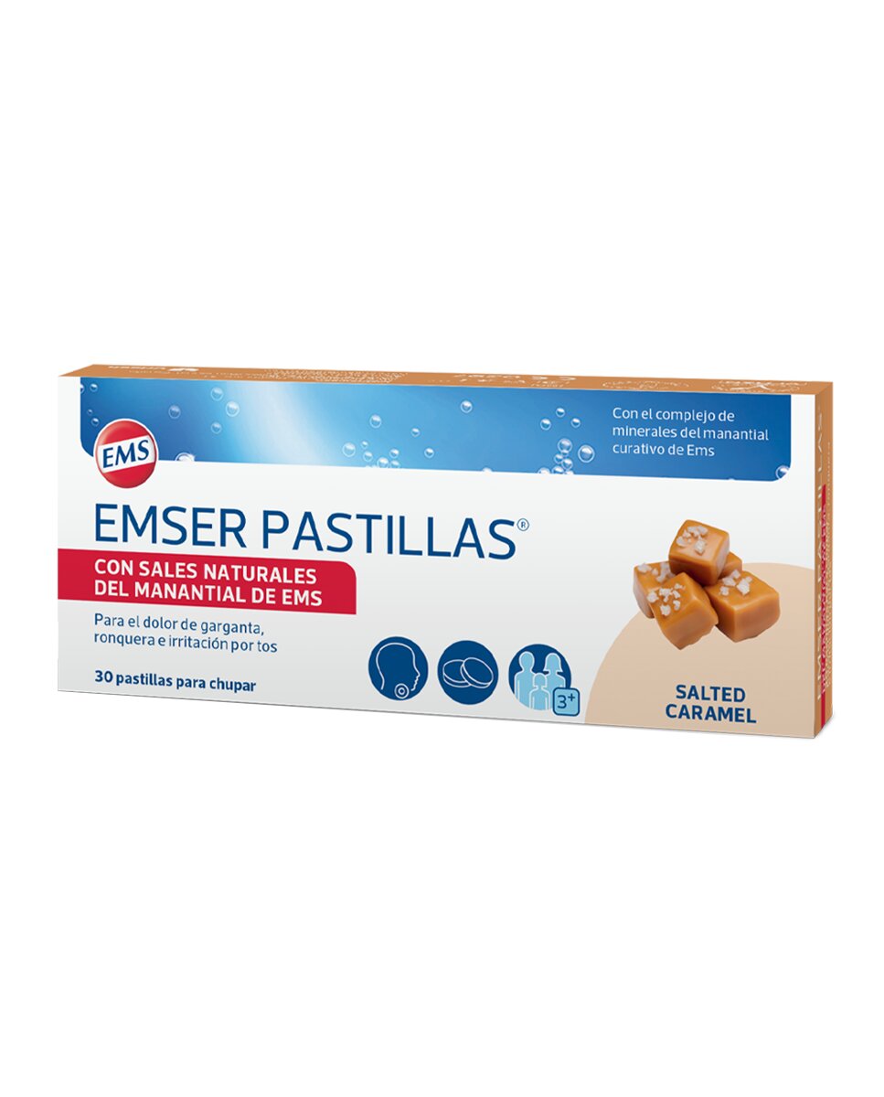 Emser - 30 Pastillas Emser Caramelo-Sal Emser.