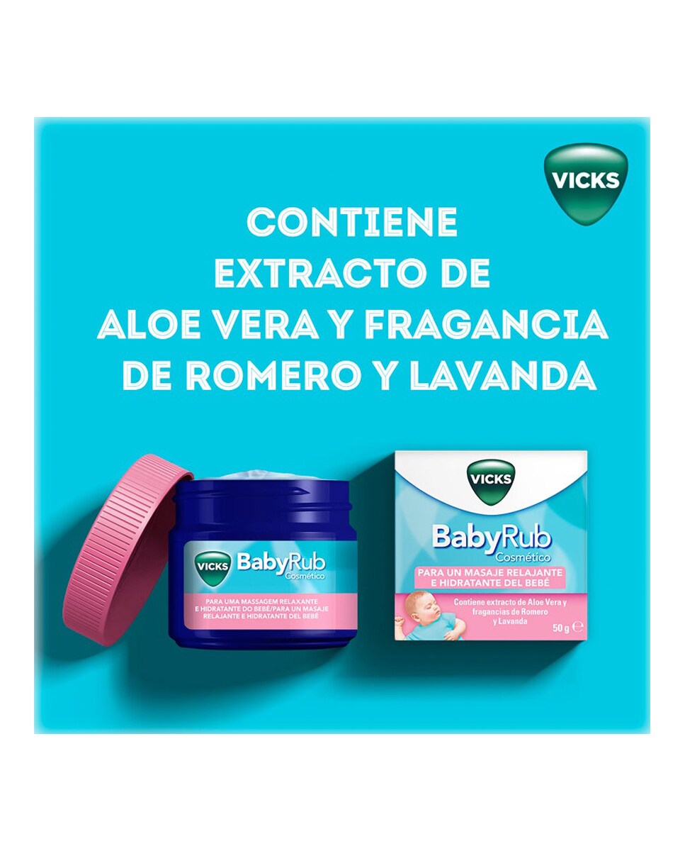 Bálsamo Babyrub 50 g Vicks 3
