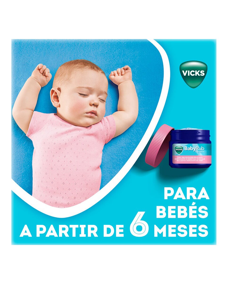 Bálsamo Babyrub 50 g Vicks 6