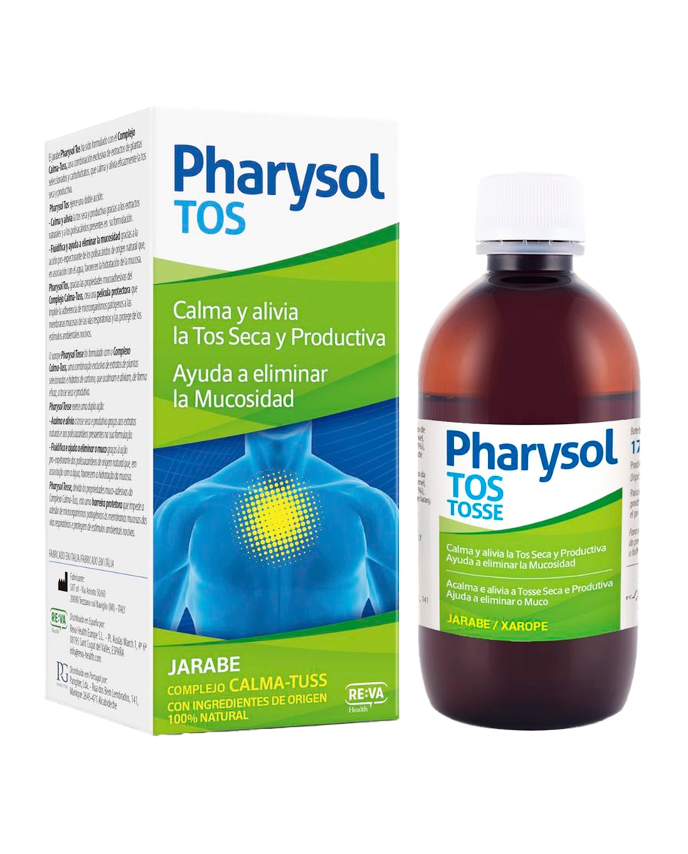 Imagen 2 de Complemento Alimenticio Tos Jarabe para la Tos Pharysol - 170 ml