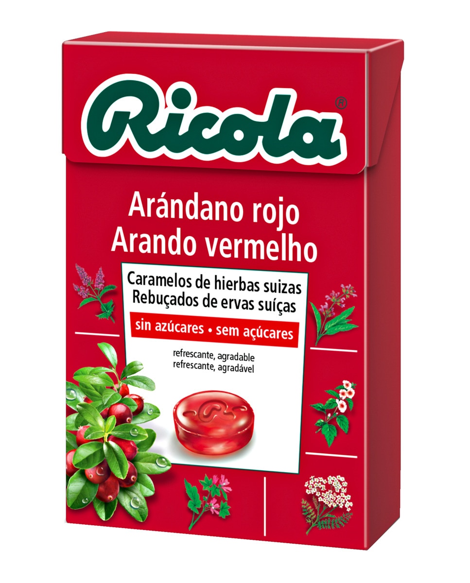 Ricola - Caramelos Ricola Sin Azúcar 50 gr Arándanos Ricola.