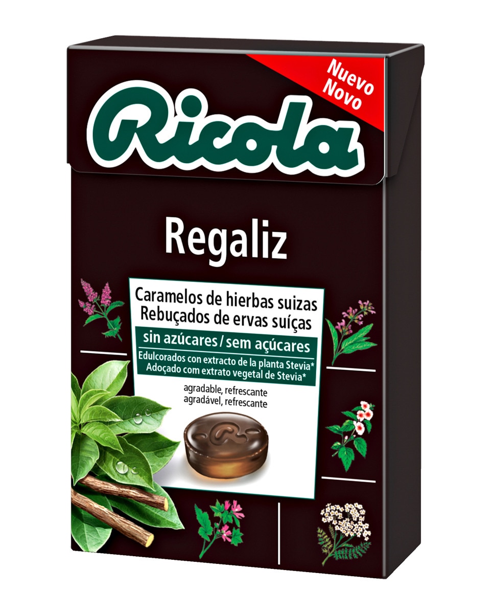 Ricola - Caramelos Ricola Regaliz 50 g Ricola.