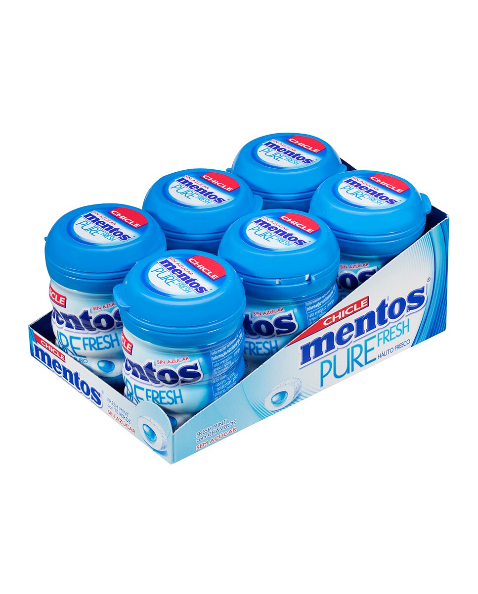 Mentos Chicle Bote Fresh Mint 3